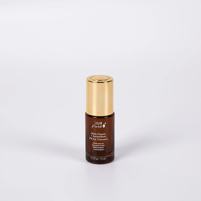 Amber skleněná kapátko láhev